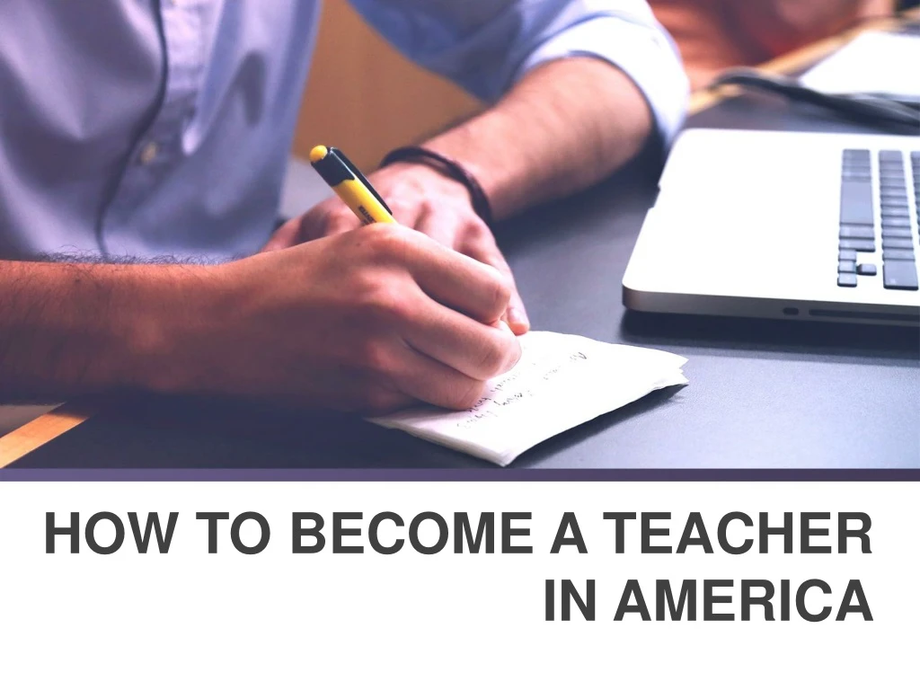 how to become a teacher in america
