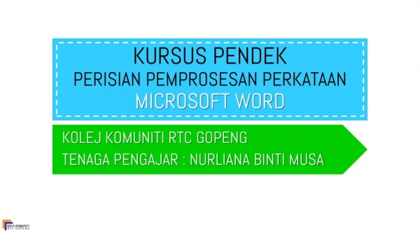 Powerpoint Aplikasi Word