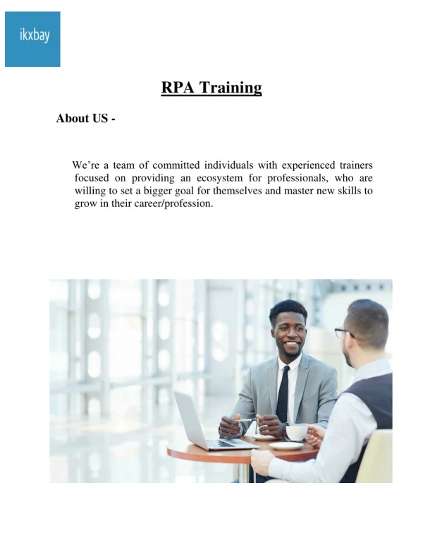 RPA training