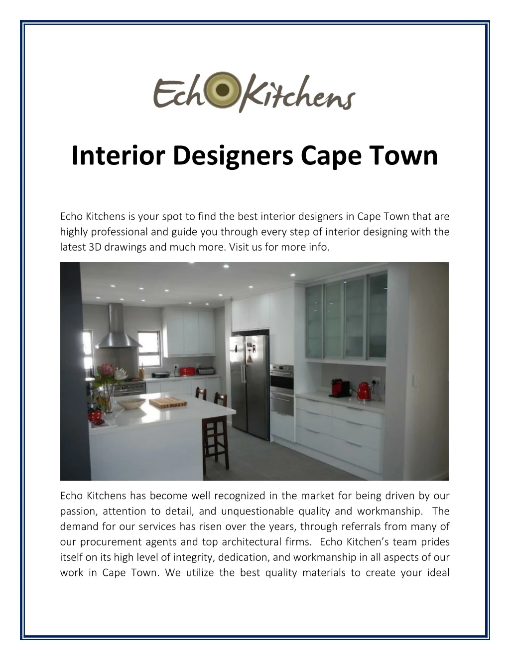interior designers cape town