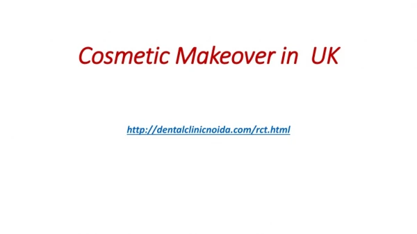 Cosmetic Makeover in UK