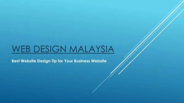 8 Website Design Malaysia Tips