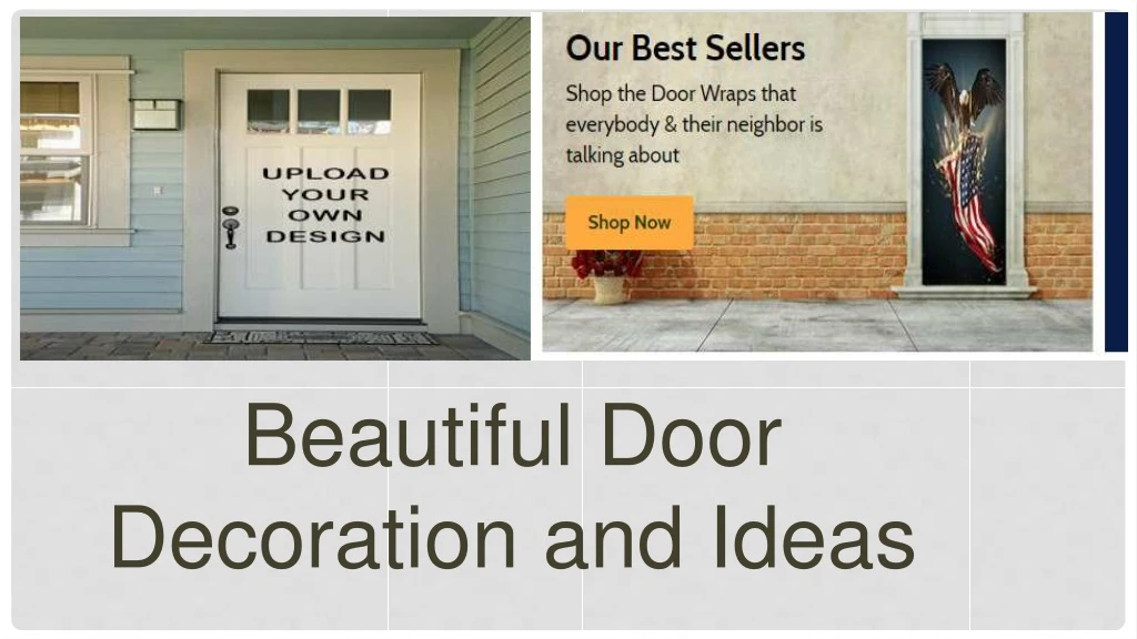 beautiful door decoration and ideas