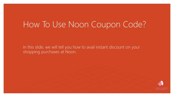 How To Use Noon Coupon Code On Noon UAE website?