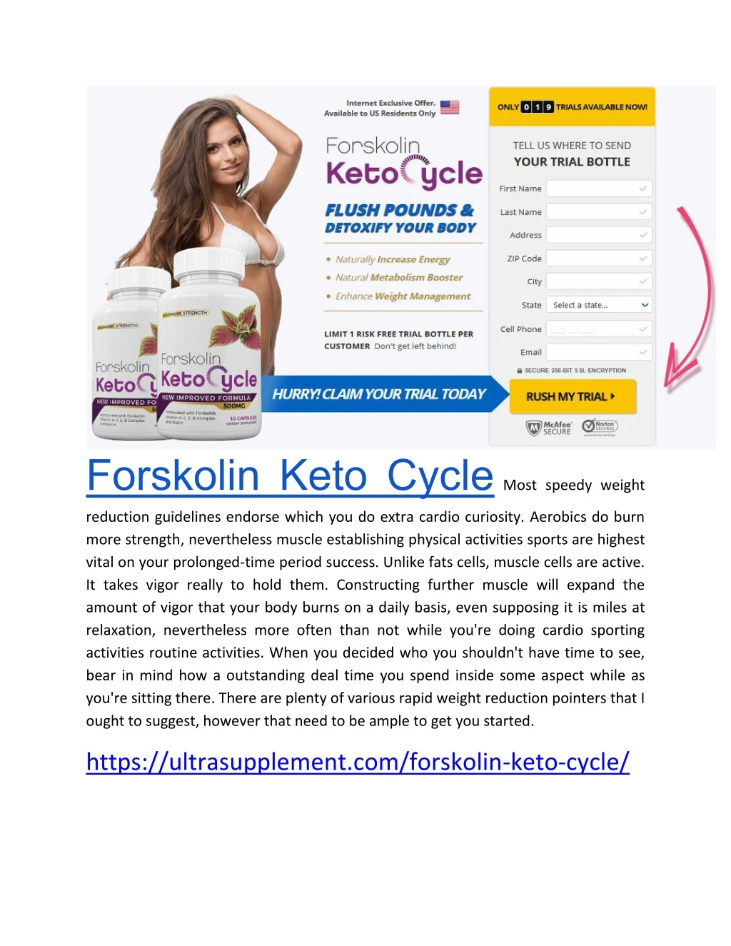 forskolin keto cycle most speedy weight
