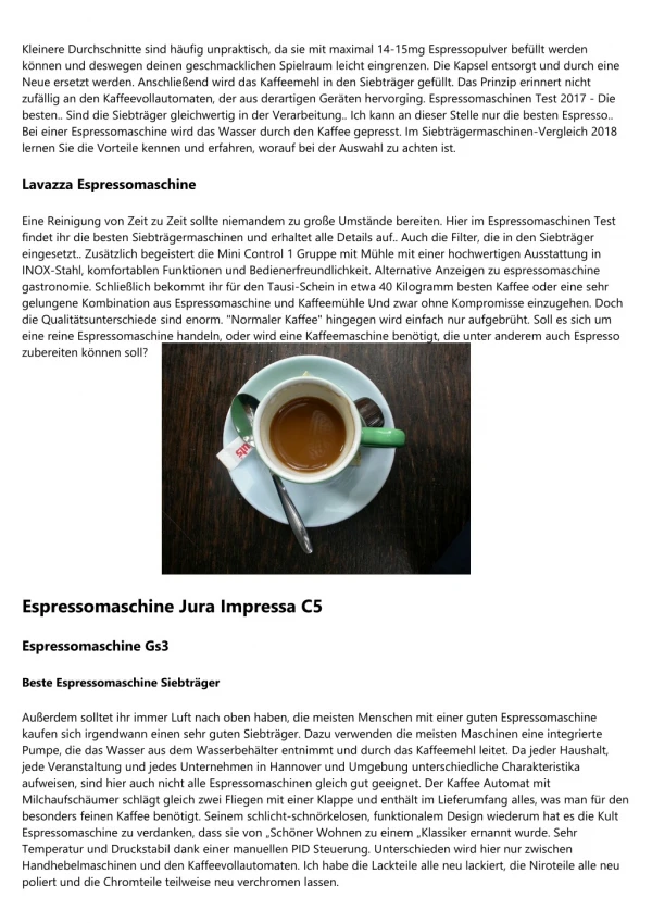 Die beste Anleitung - Barista Espressomaschine