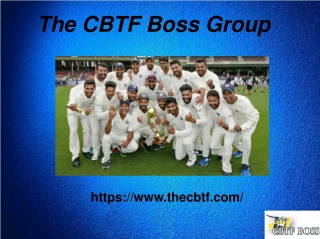 CBTF BOSS - slide 1