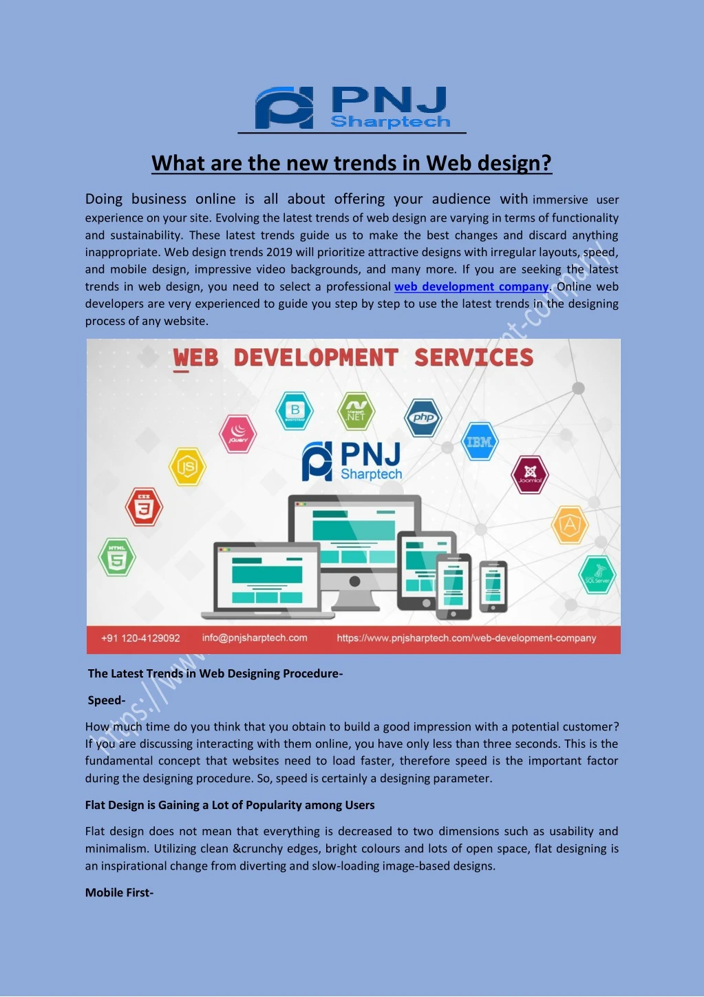 what are the new trends in web design
