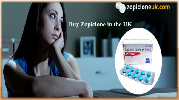 Cheap Insomnia Medication – Buy Zopiclone in the UK