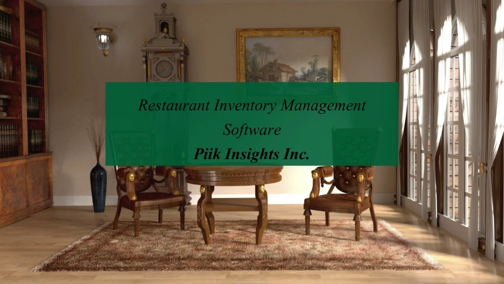 restaurant inventory management software piik
