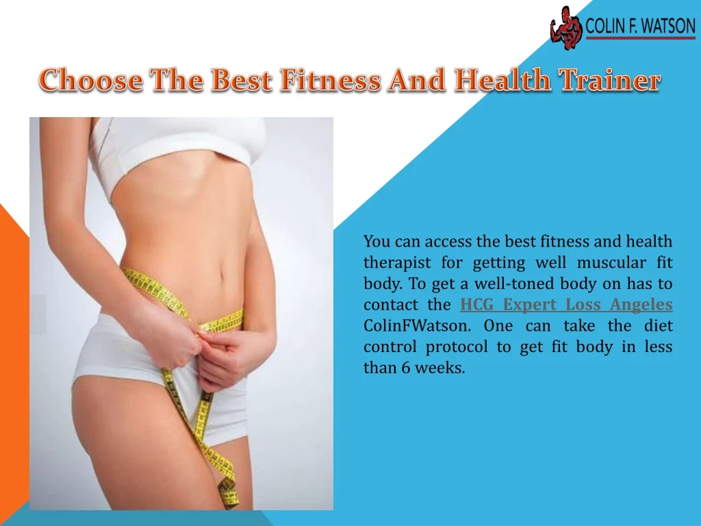 choose the best fitness and health trainer