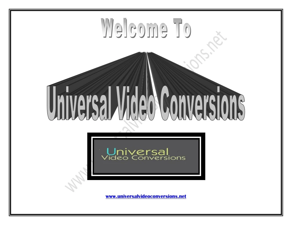 www universalvideoconversions net