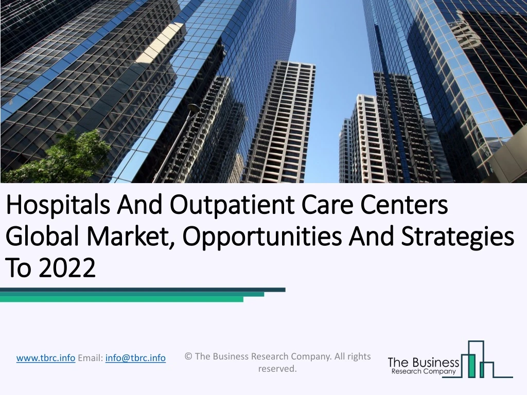 hospitals and outpatient care centers hospitals