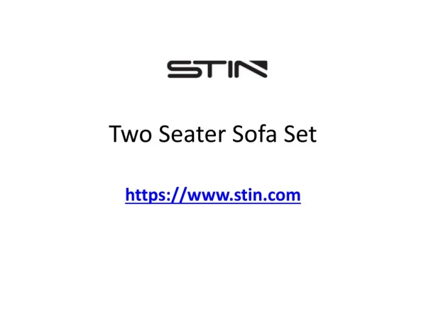 Two Seater Sofa Set