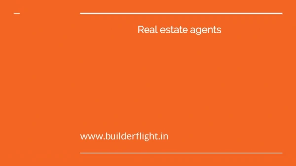 Real estate agents