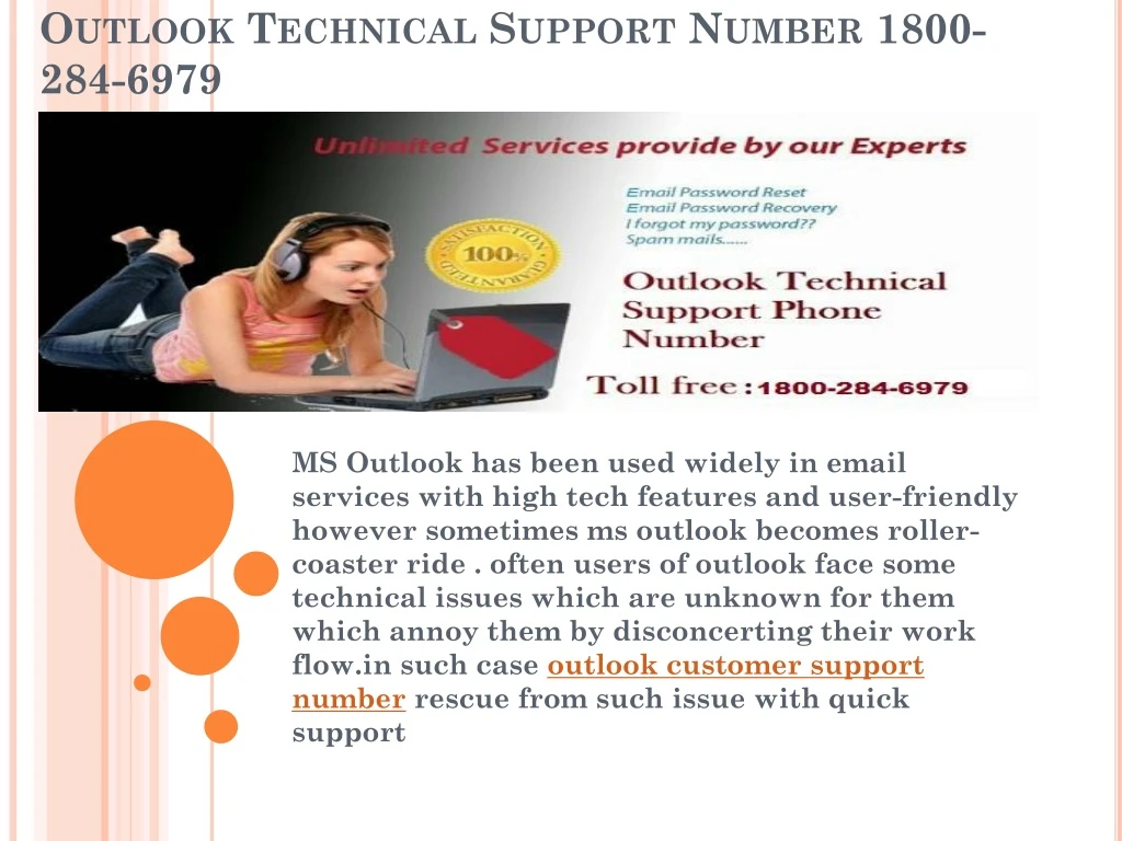 outlook technical support number 1800 284 6979