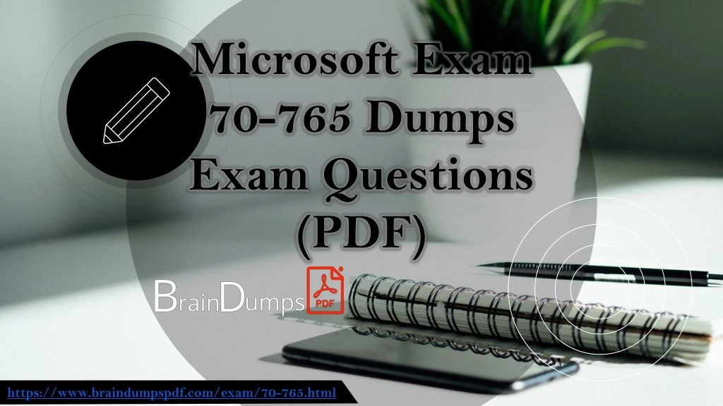 microsoft exam 70 765 dumps exam questions pdf