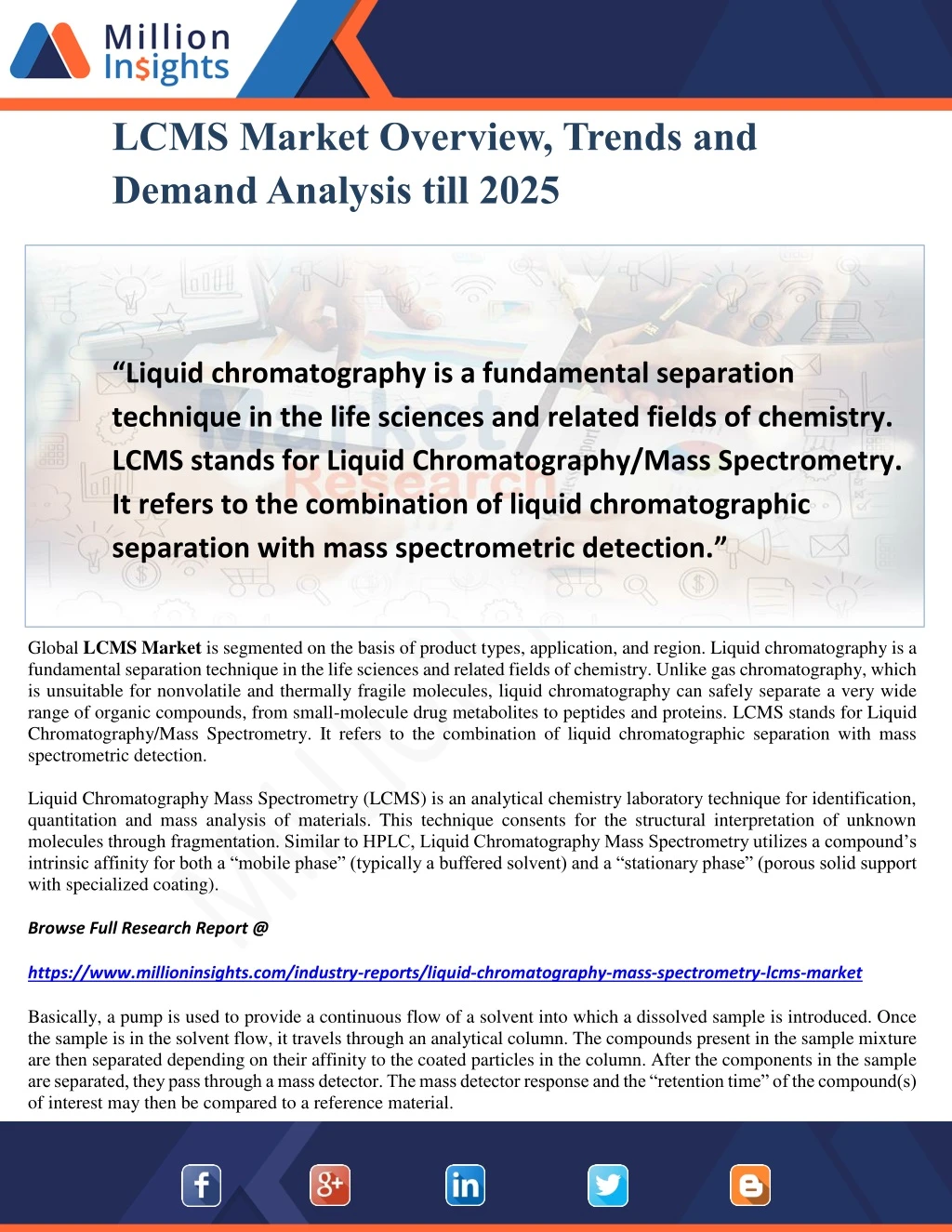 lcms market overview trends and demand analysis