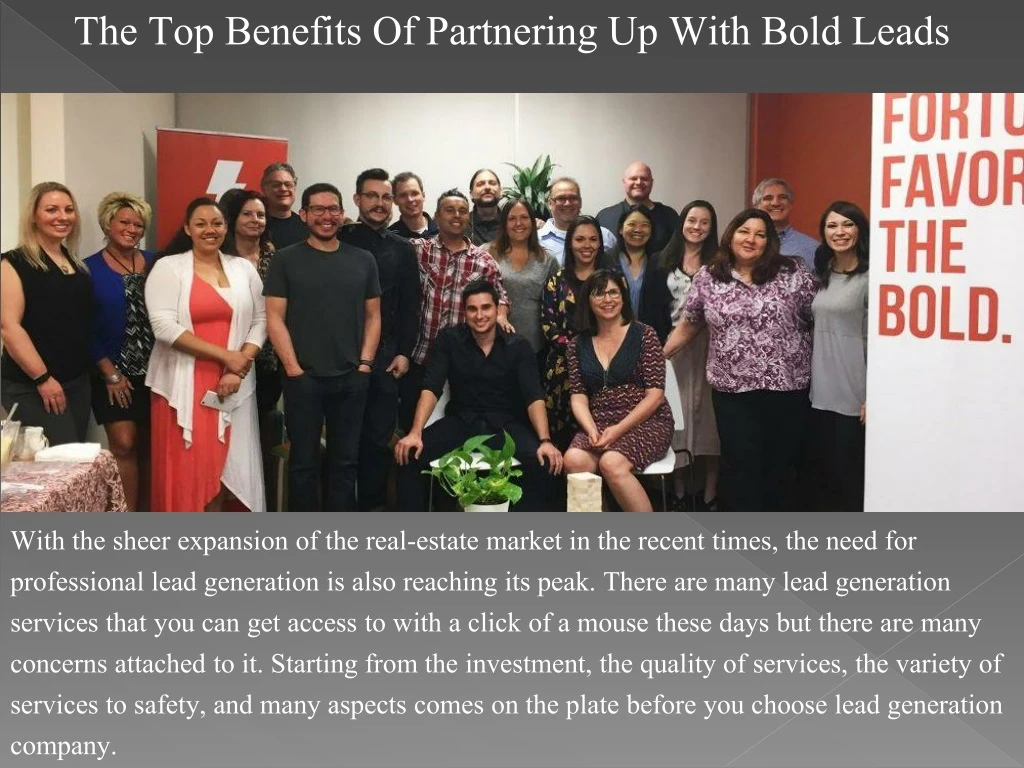 the top benefits of partnering up with bold leads