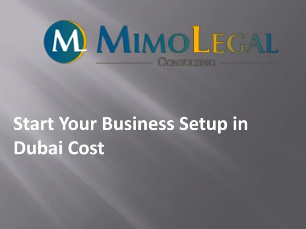 Start Your Business Setup in Dubai Cost