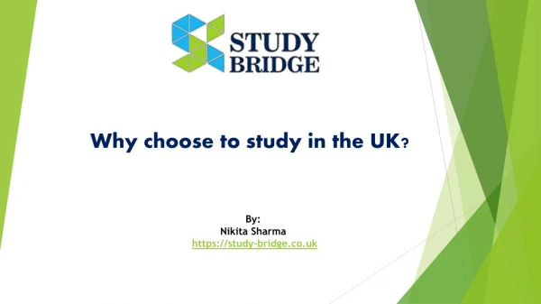 Experience life changing learning with Study Bridge UK