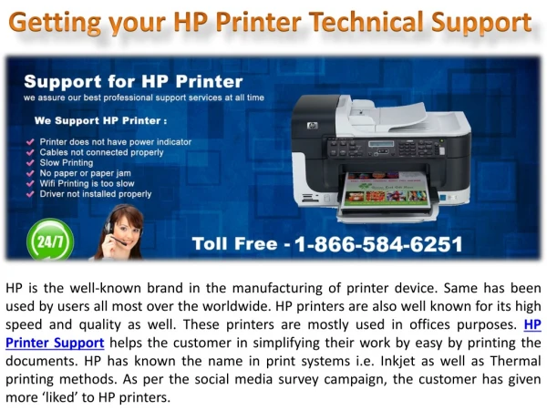 Getting your HP Printer Technical Support