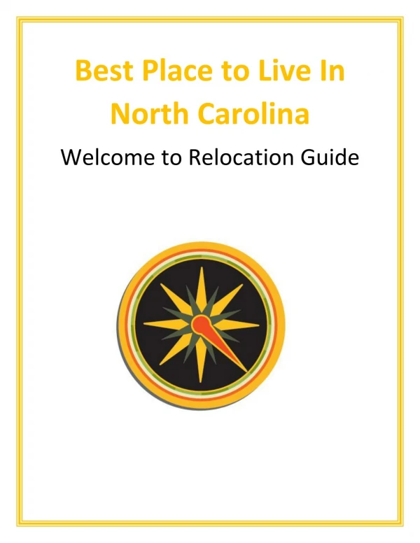 Best Place To Live In North Carolina | Relocationguide