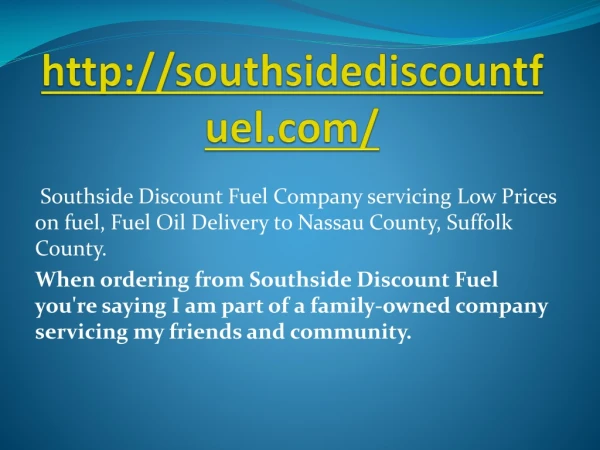 Discount Fuel Delivery Suffolk County