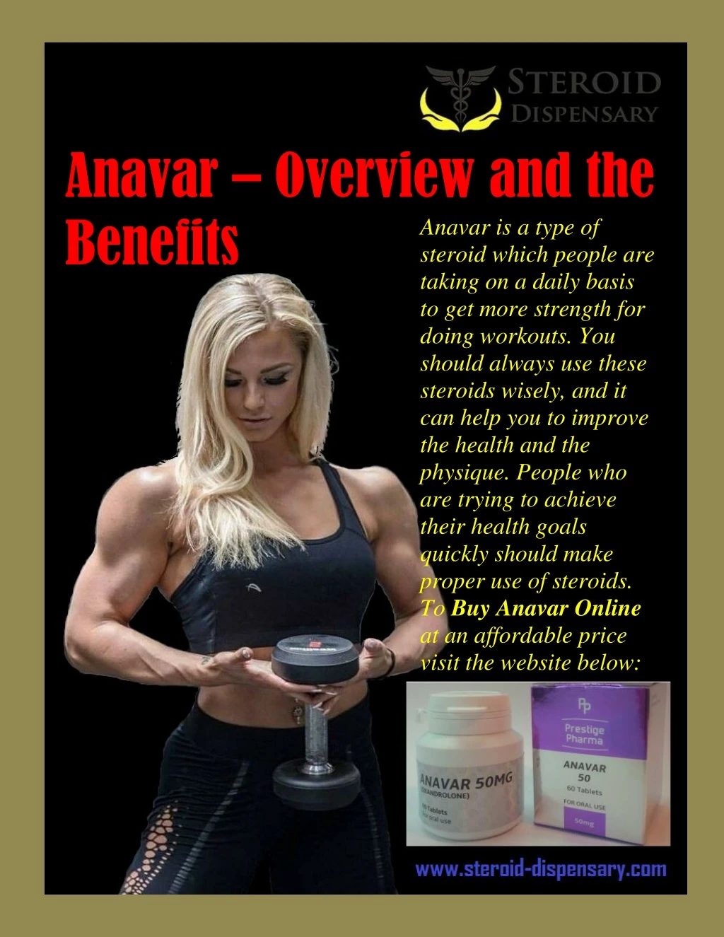 anavar overview and the benefits