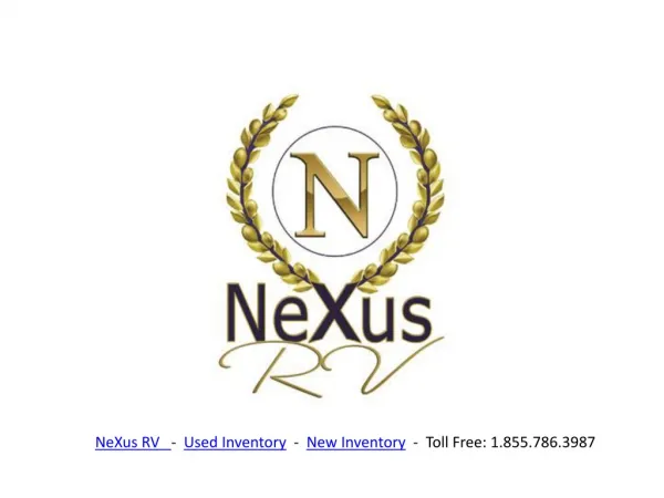 Used Motorhomes and RVs from NeXus RV
