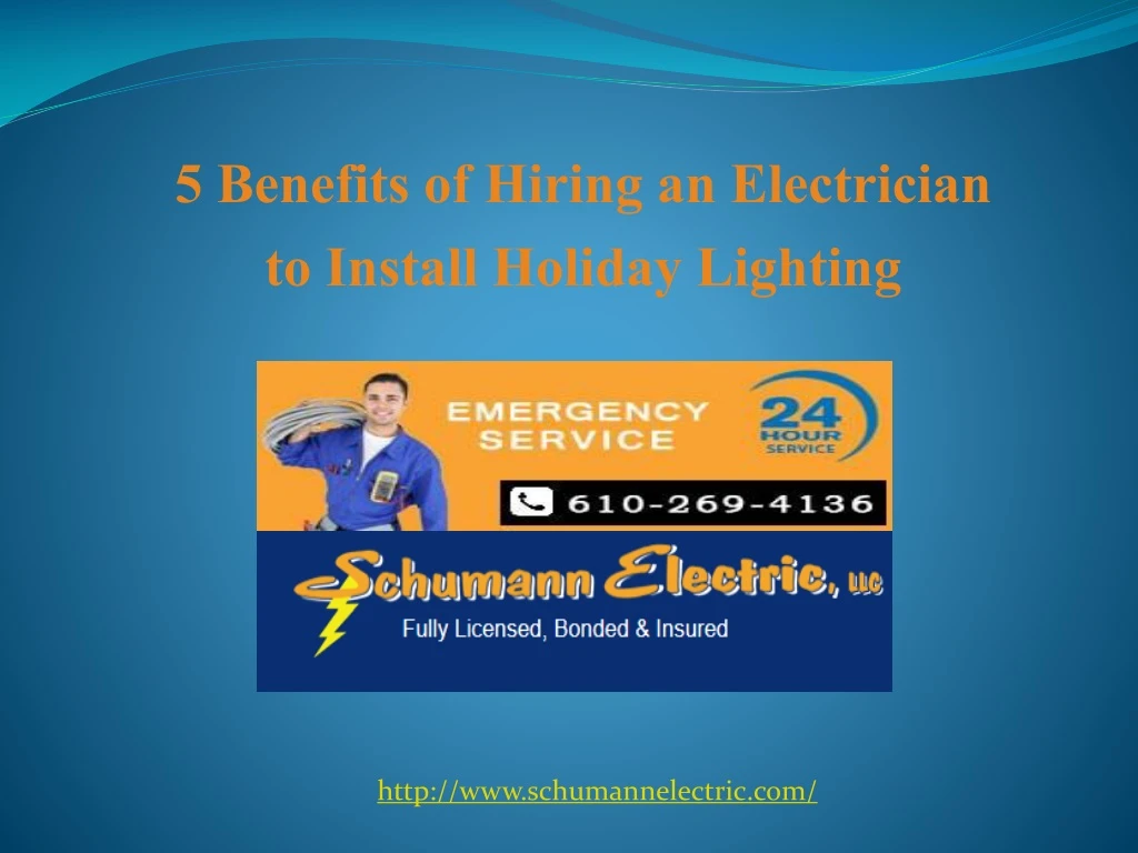 5 benefits of hiring an electrician to install