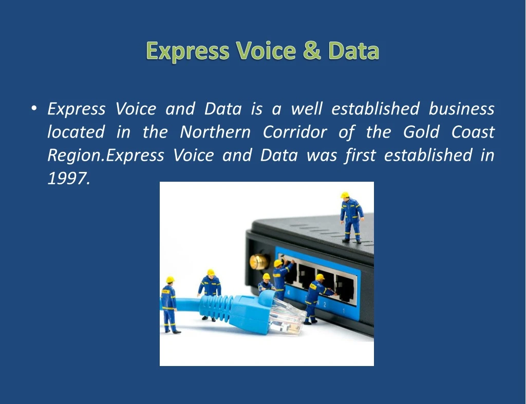 express voice data