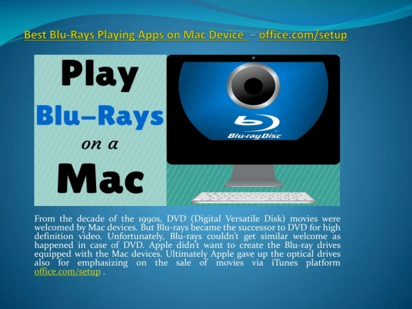 Best Blu-Rays Playing Apps on Mac Device