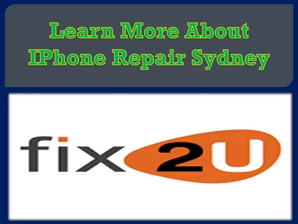 Learn More About IPhone Repair Sydney