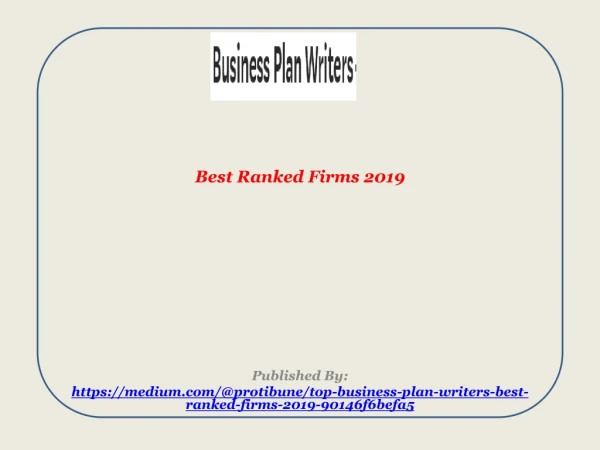 Best Ranked Firms 2019