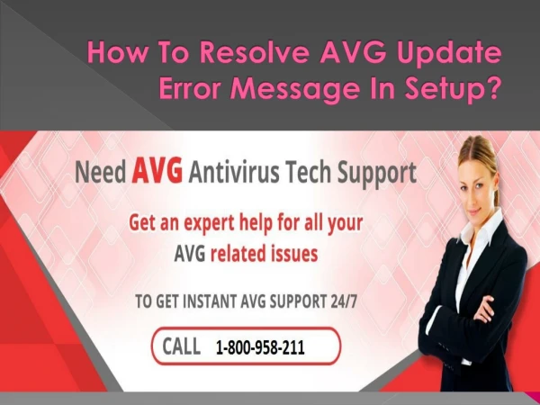 How To Resolve AVG Update Error Message In Setup?