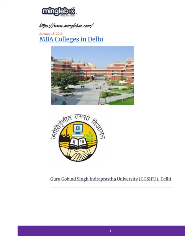 MBA & DIPLOMA colleges in india