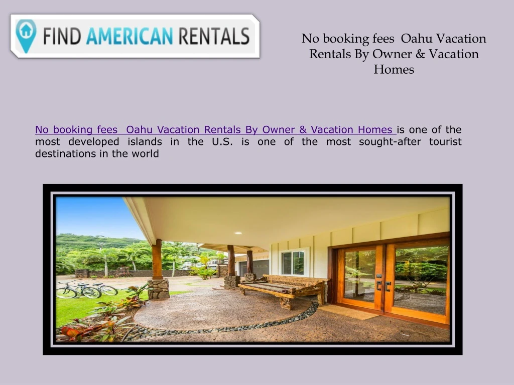 no booking fees oahu vacation rentals by owner