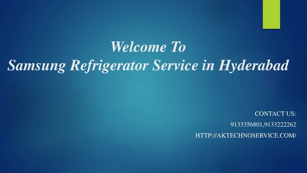 welcome to samsung refrigerator service in hyderabad