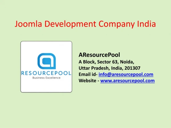 Hire Joomla Developer India, USA and Globally