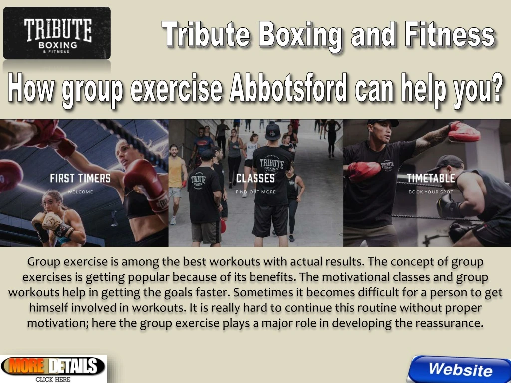 tribute boxing and fitness