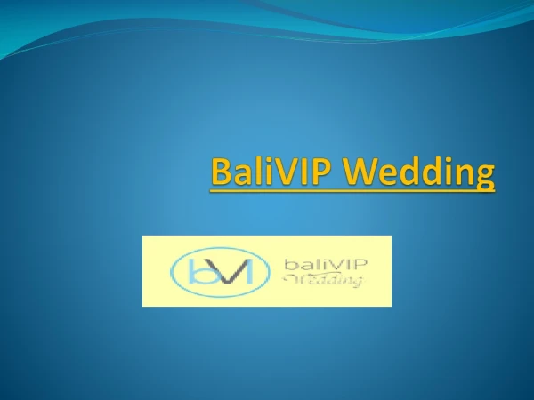 BaliVIP Wedding