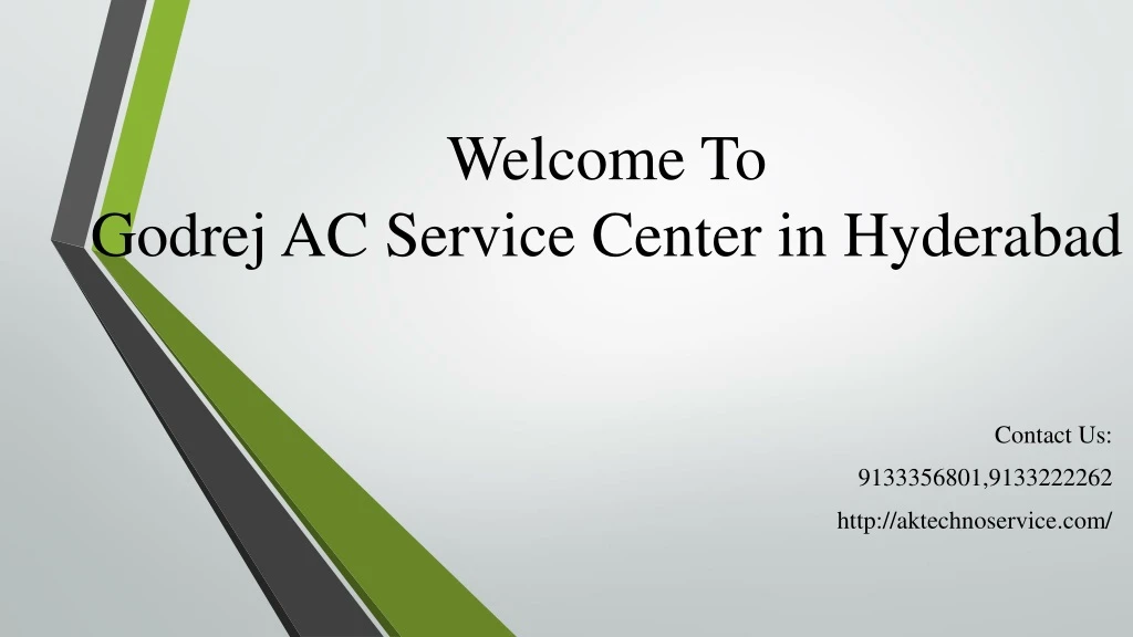 welcome to godrej ac service center in hyderabad