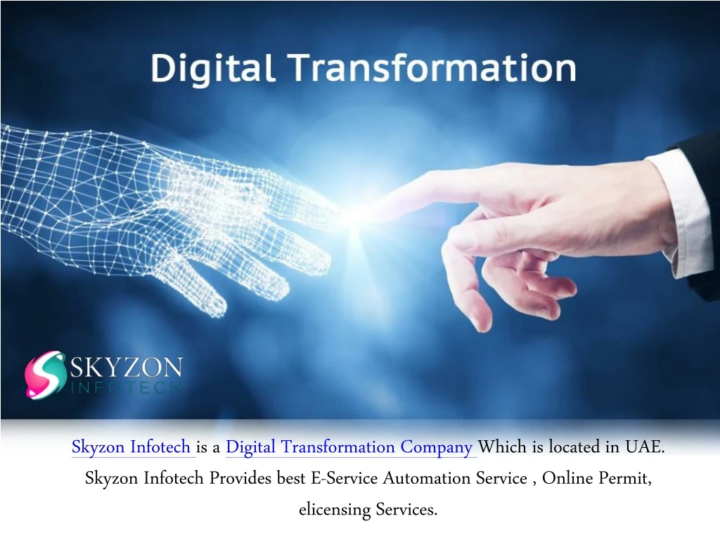 skyzon infotech is a digital transformation