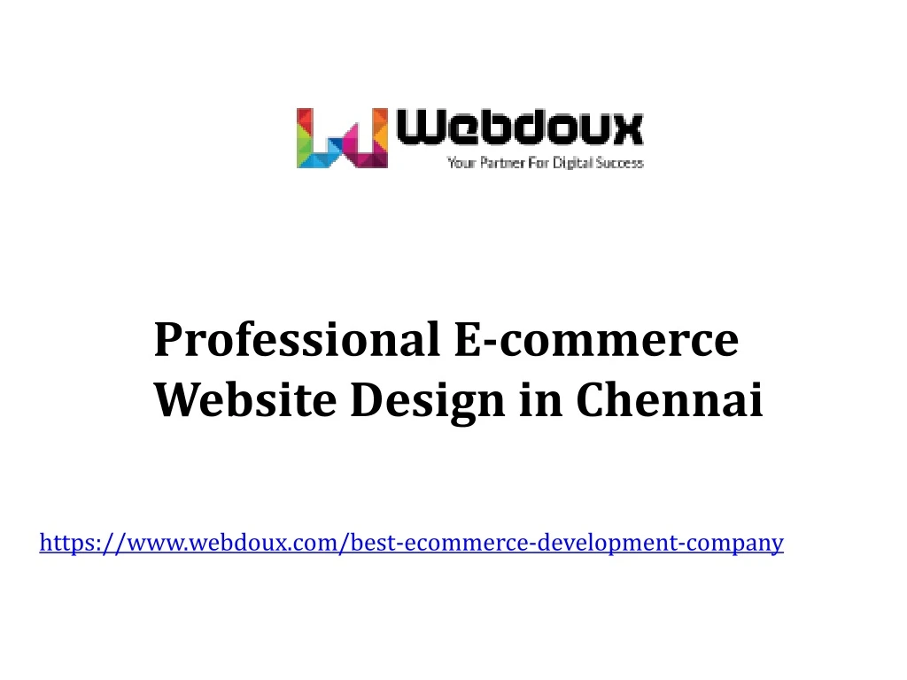 professional e commerce website design in chennai