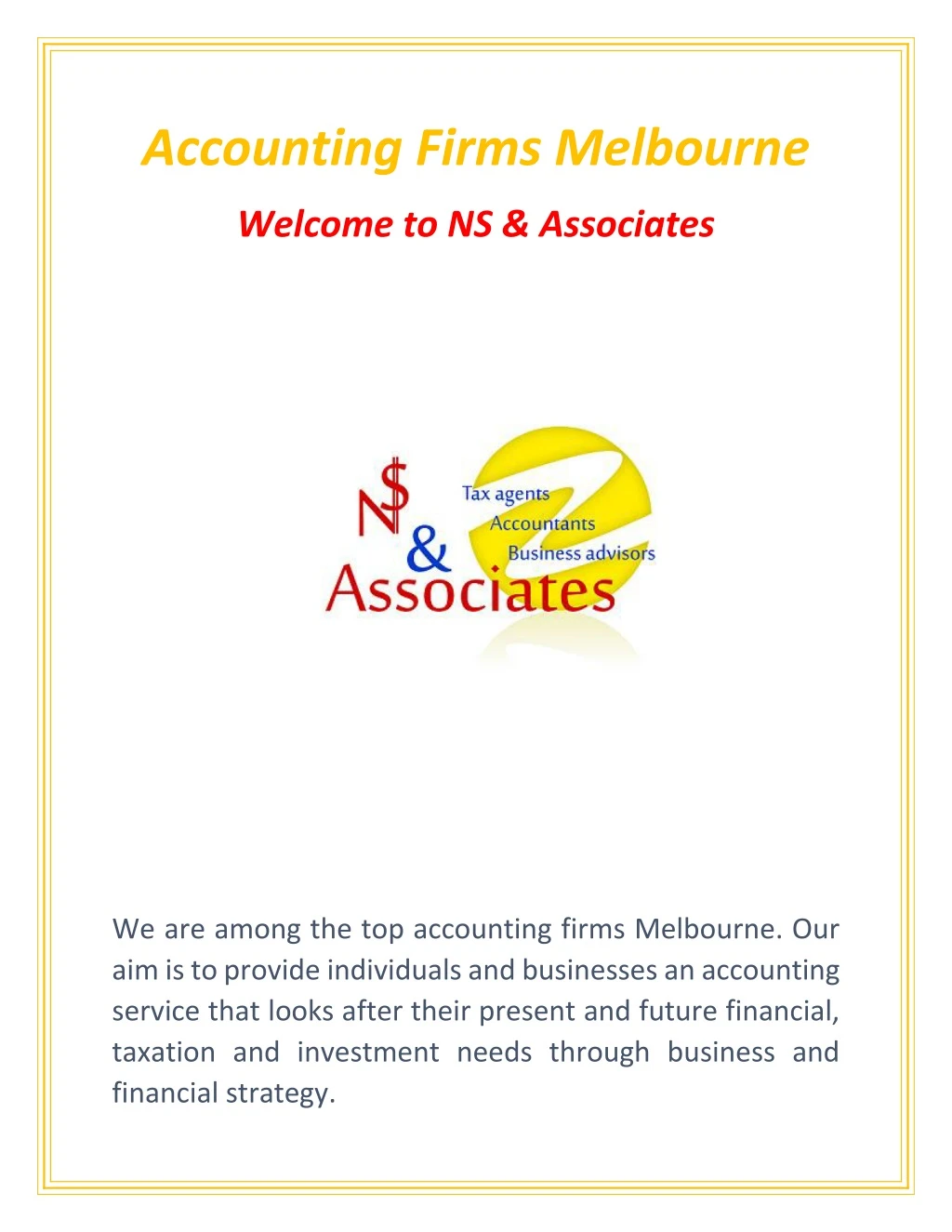 accounting firms melbourne