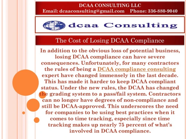 DCAA Accounting System Requirement