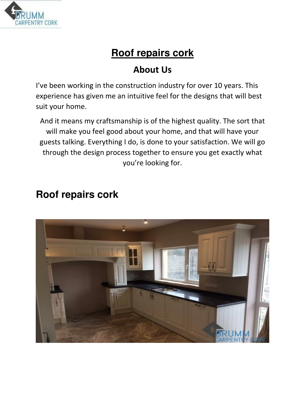 roof repairs cork
