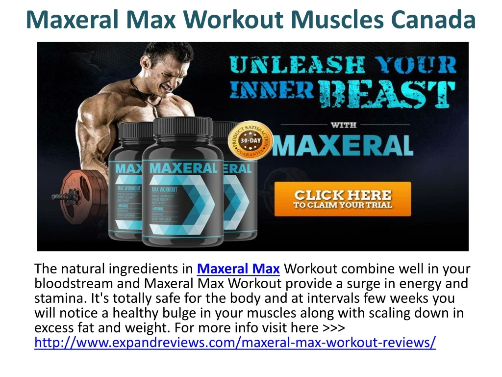 maxeral max workout muscles canada