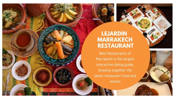 Best Restaurant Marrakech - Lejardin